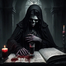 When the cold dread hand of death lies heavy on your heart, when all hope of love is lost and your world torn apart, jagermeister, jagermeister, the sweetest blood from the venis of pan, bachus, dyonisis, lift me up to the lips of isis!